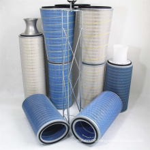 Deep pleat hepa air filter cylinder cartridge/gas turbine filter